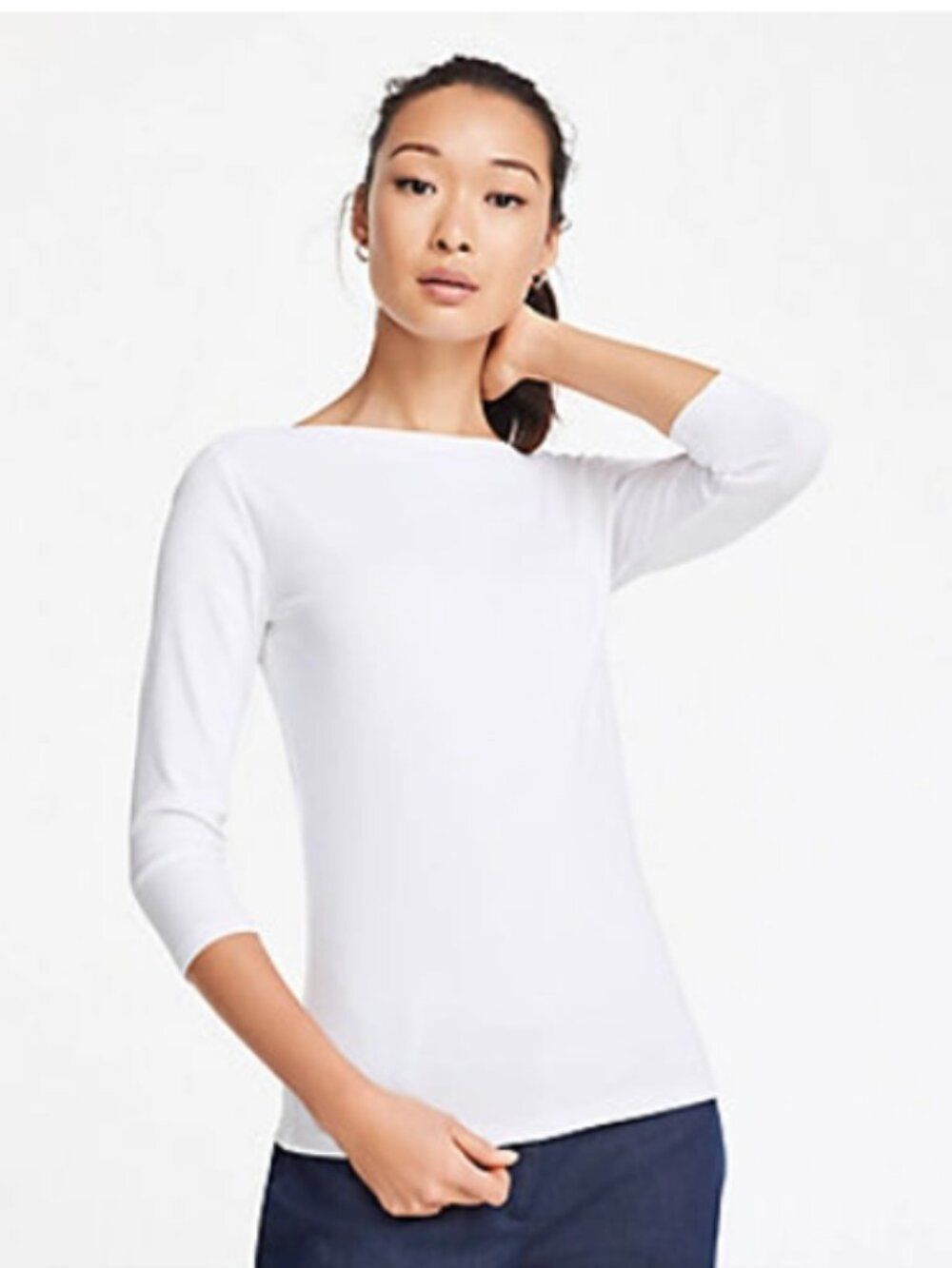 Ann Taylor Boatneck ¾ Sleeve Top – Size XL - NWT